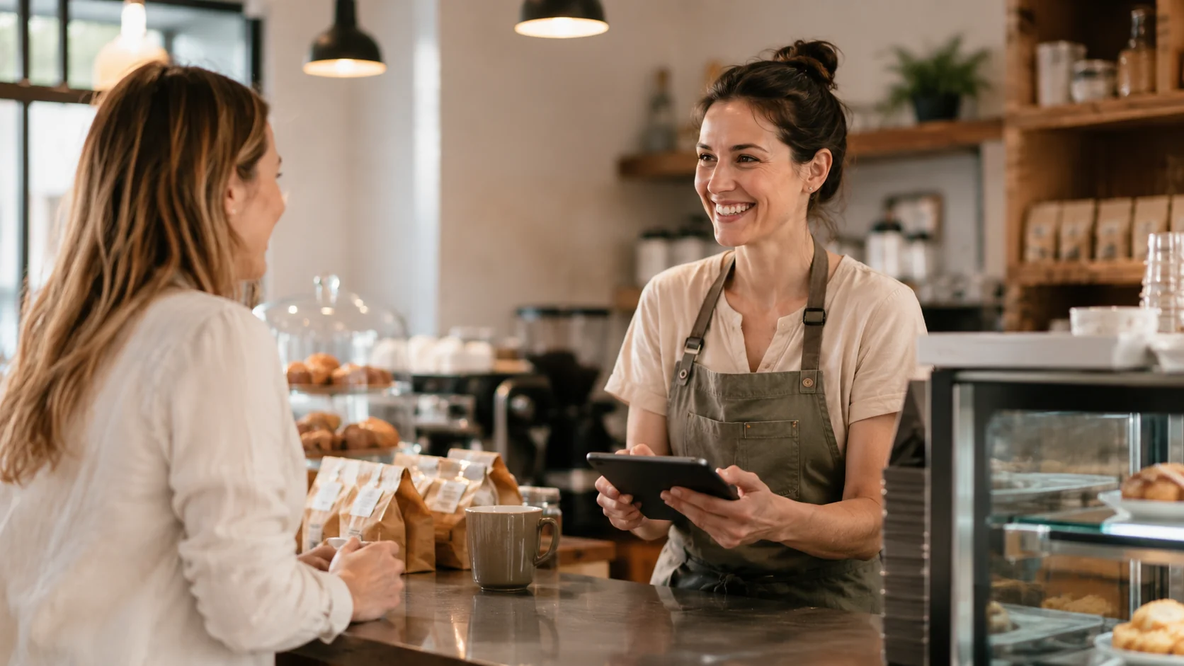 Emprendedores trabajando
